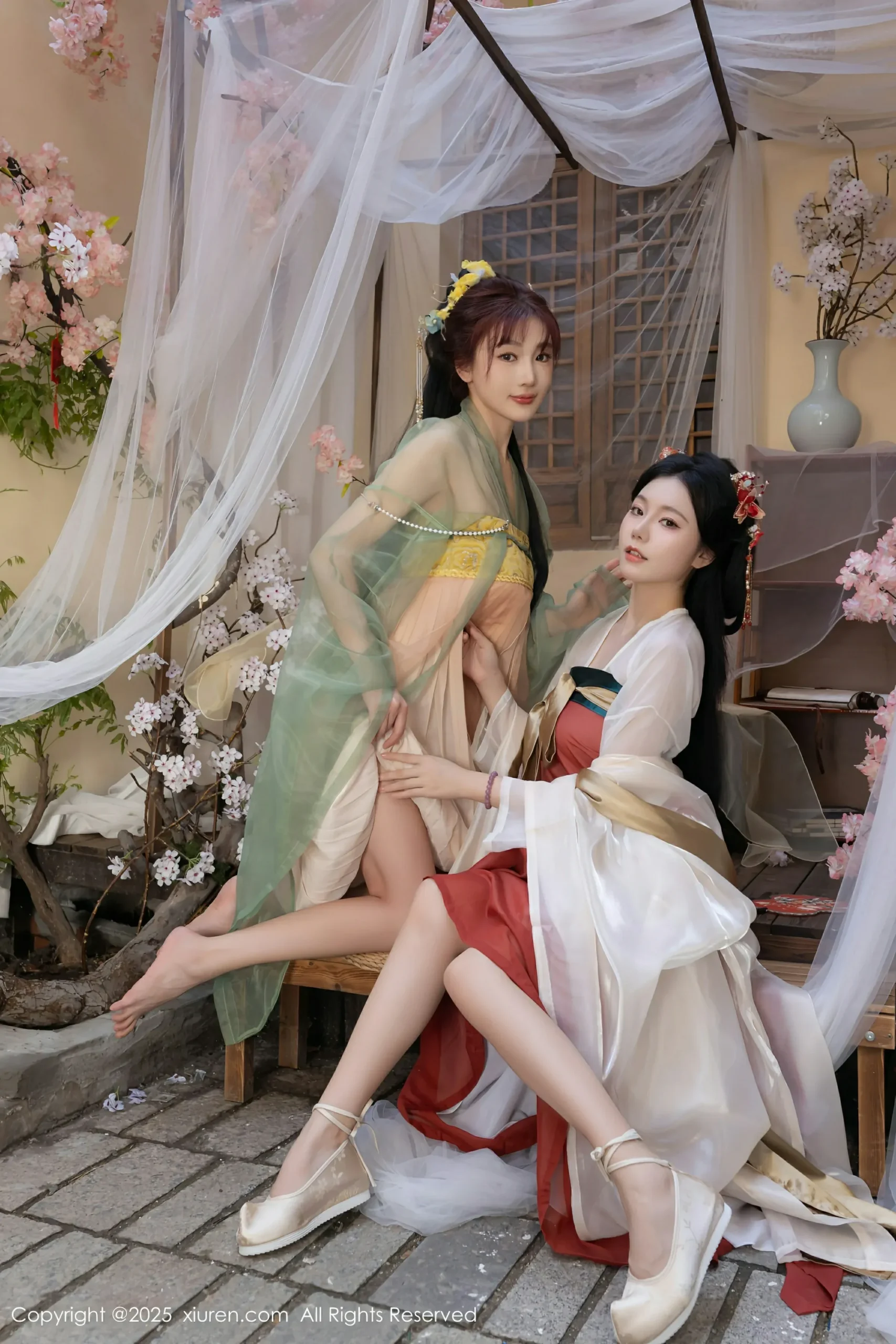 XiuRen秀人网 No.10223 陆萱萱&安然anran 80P
